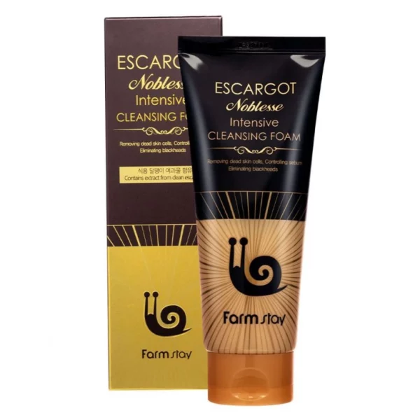 Farmstay Escargot Noblesse Intensive Cleansing Foam, 180ml - Image 2
