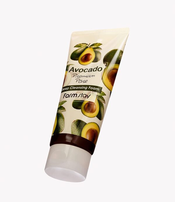 Farmstay Avocado Premium Pore Deep Cleansing Foam, 180 ml / 6.09 fl. oz - Image 5