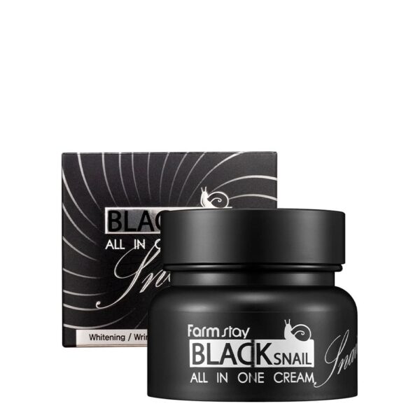 Farmstay Black Snail All In One Cream, 100 ml - Image 2