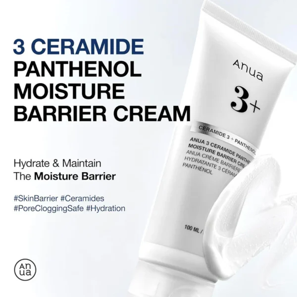 Anua 3 Ceramide Panthenol Moisture Barrier Cream 100ml - Image 2