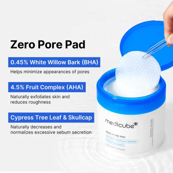 MEDICUBE - ZERO PORE PAD 155g - Image 2