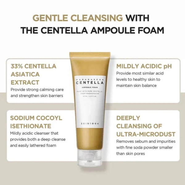 SKIN1004 – Madagascar Centella Ampoule Foam 125ml - Image 3