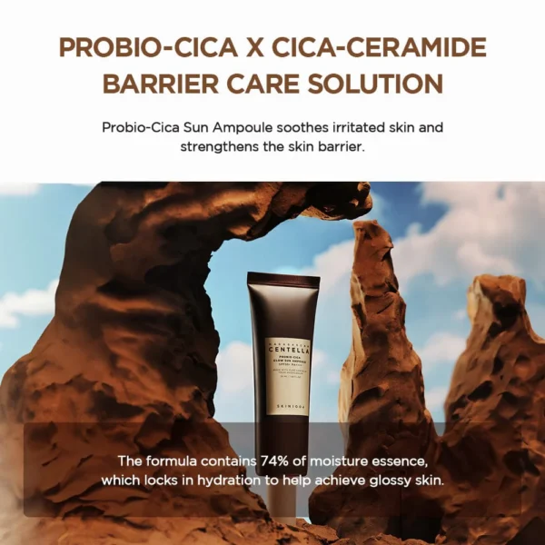 [SKIN1004] Madagascar Centella Probio-cica Glow Sun Ampoule 50ml - Image 4
