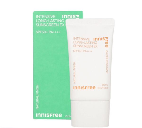Innisfree Intensive Long-lasting Sunscreen EX SPF50+ PA++++ 60ml - Image 2