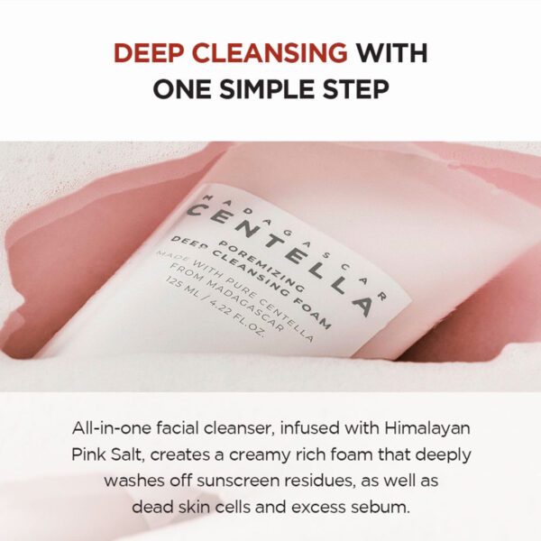 SKIN1004 Madagascar Centella Poremizing Deep Cleansing Foam 125ml - Image 3