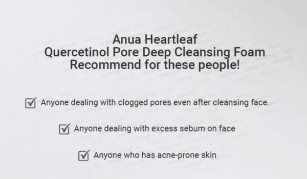 Anua Heartleaf Quercetinol Pore Deep Cleansing Foam 150ml - Image 2