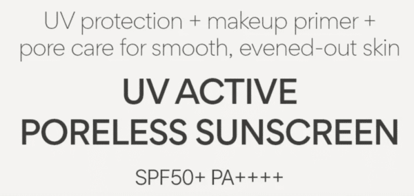 Innisfree UV Active Poreless Sunscreen SPF 50+ PA++++ 50ml - Image 5