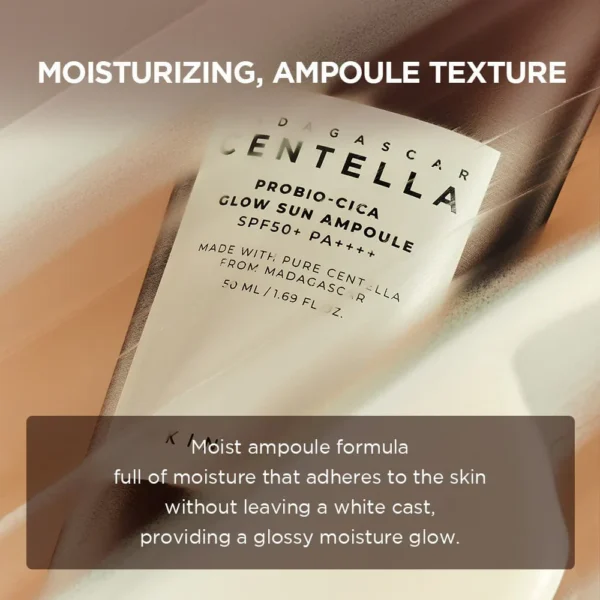 [SKIN1004] Madagascar Centella Probio-cica Glow Sun Ampoule 50ml - Image 2