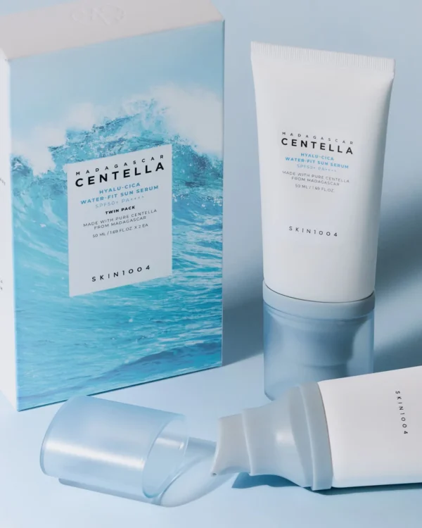 Skin 1004 Madagascar Centella Hyalu Cica Water fit sun serum spf50+ Twin Pack