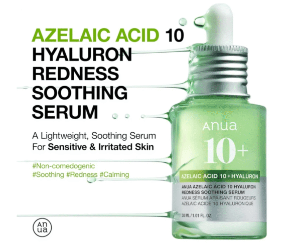 Anua Azelaic Acid 10 Hyaluron Soothing Serum 30ml - Image 4