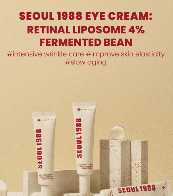 KSECRET - SEOUL 1988 Eye Cream : Retinal Liposome 4% + Fermented Bean 30ml - Image 6